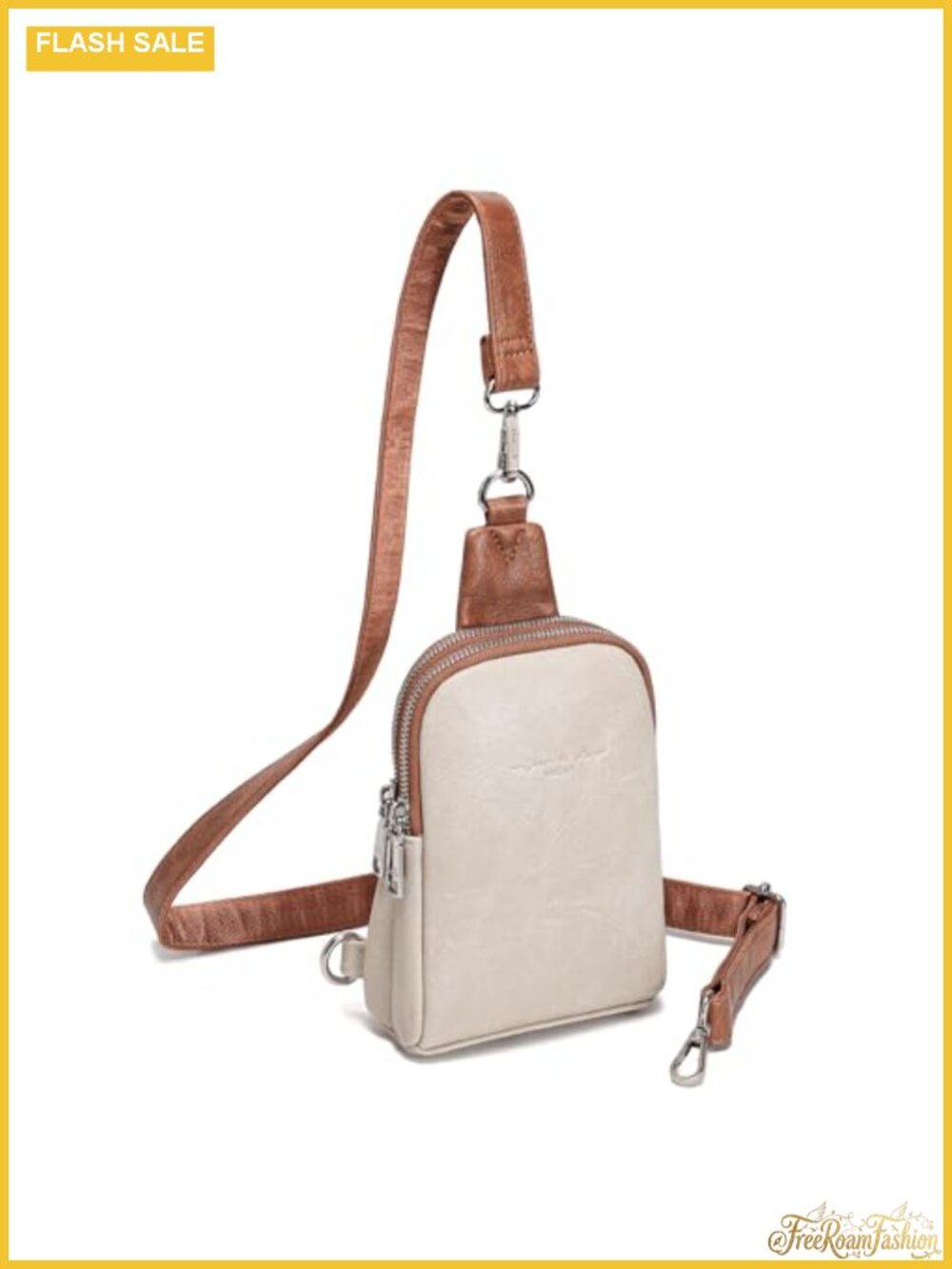 Small Anti Theft Crossbody Bag Faux Leather RFID Sling Purse